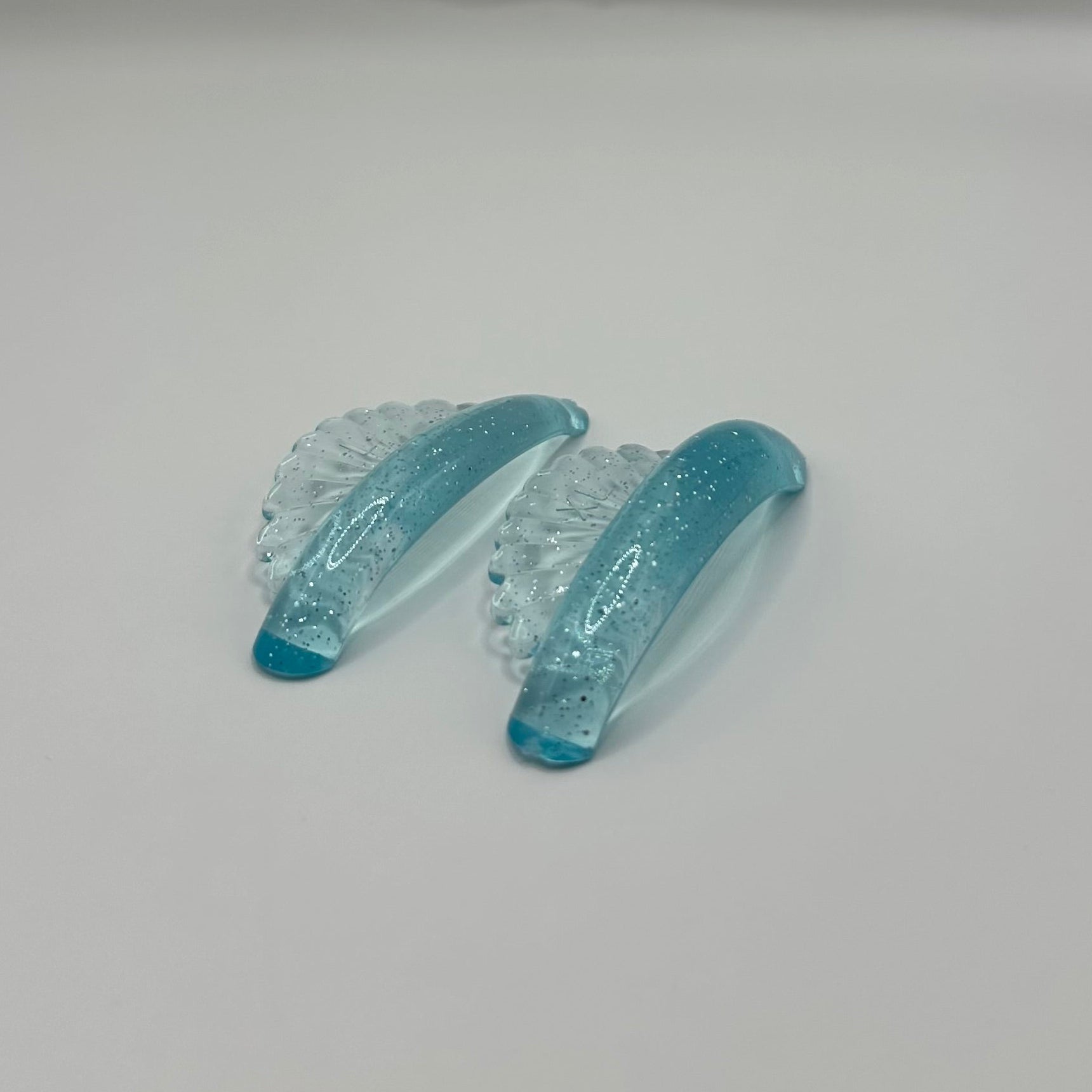 Blue Sparkle Rods- C-Curl